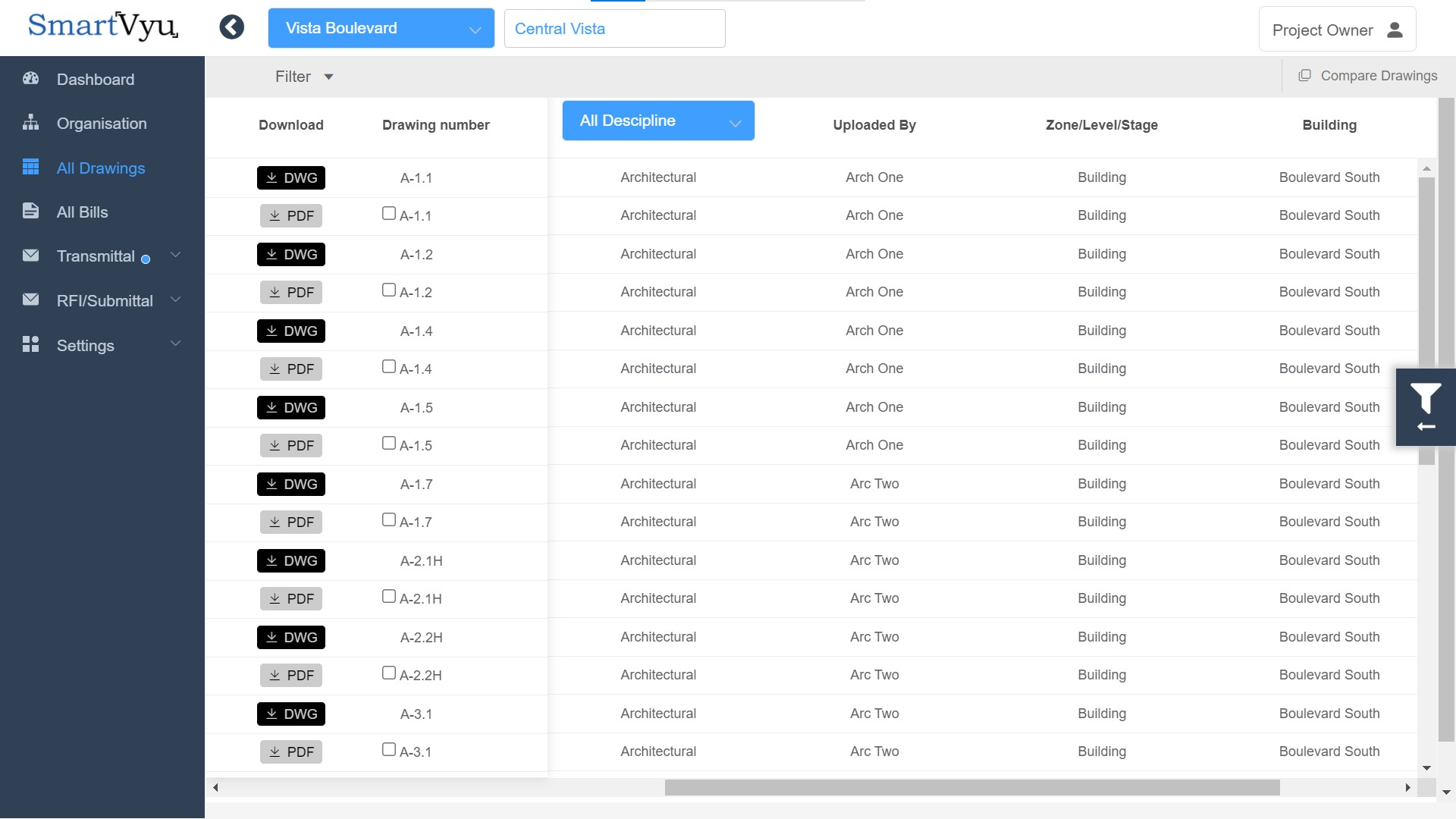 SmartVyu Dashboard