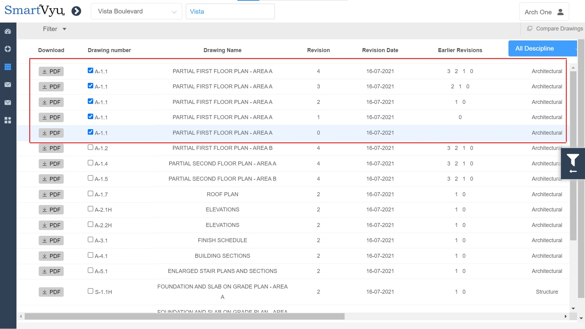 Multiple Revisions Access